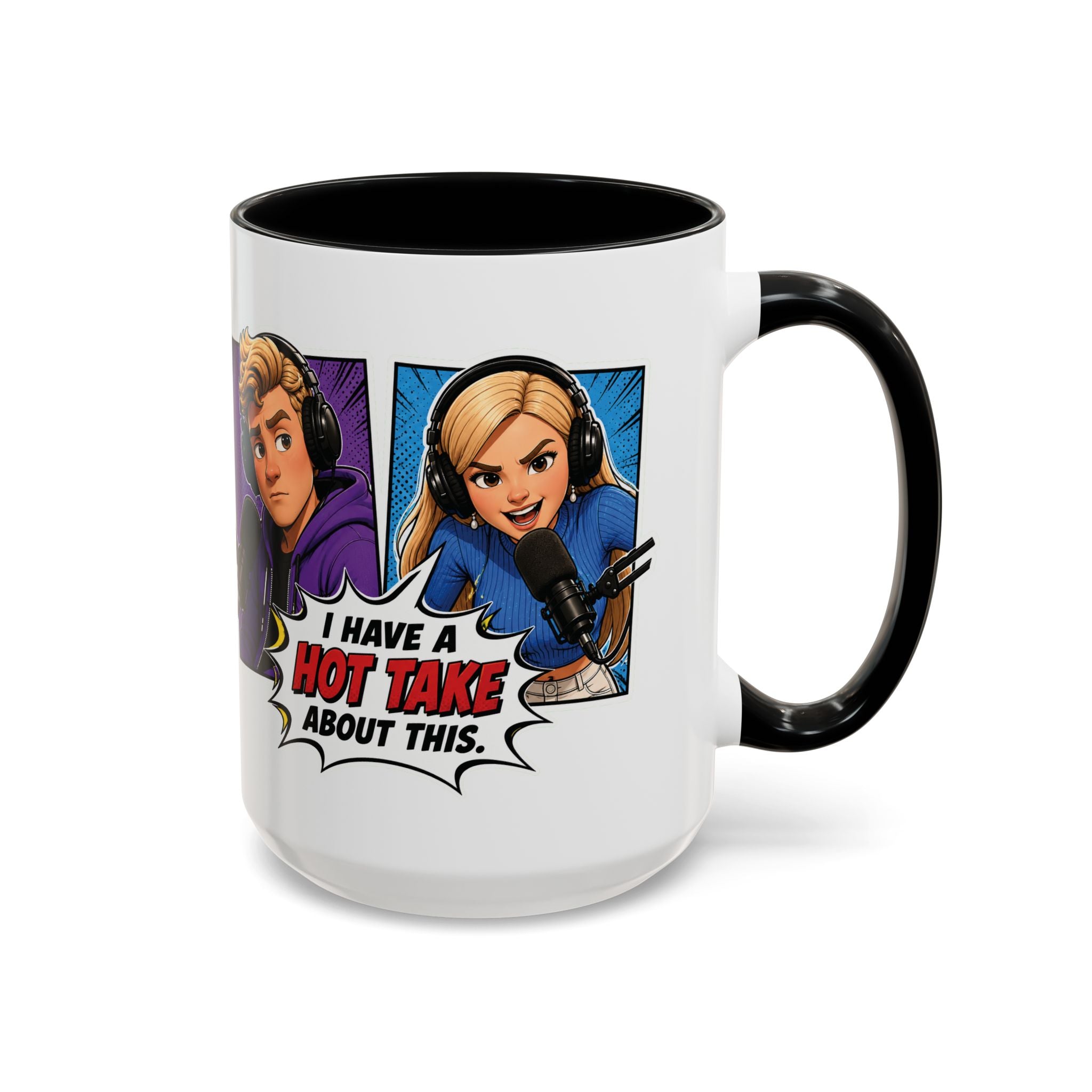 Jake And Emma Hot Take Coffee Mug — "I Have A Hot Take About This" Mug (11/15oz)
