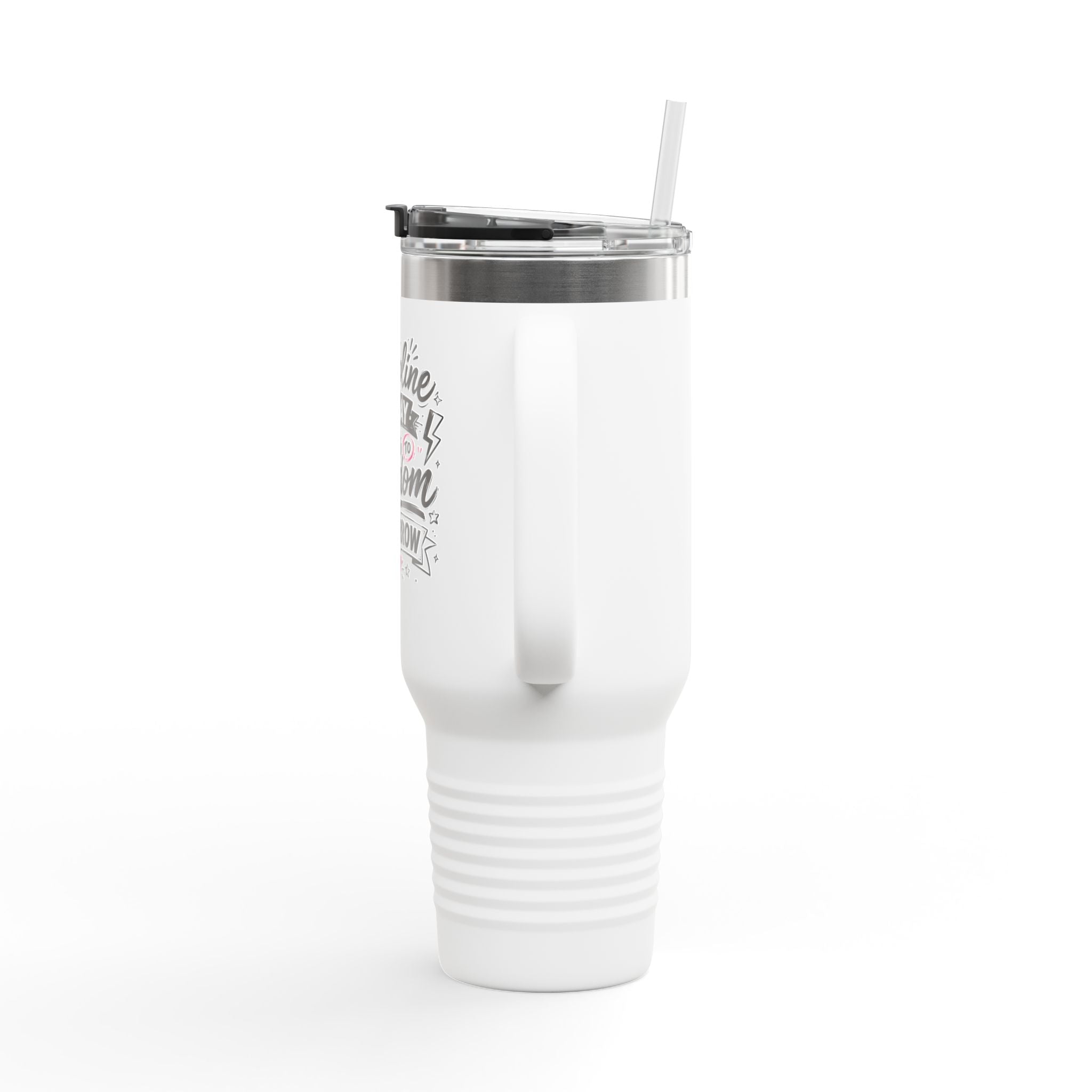 40oz Insulated Travel Mug — "Discipline Today Leads to Freedom Tomorrow" Motivational Tumbler