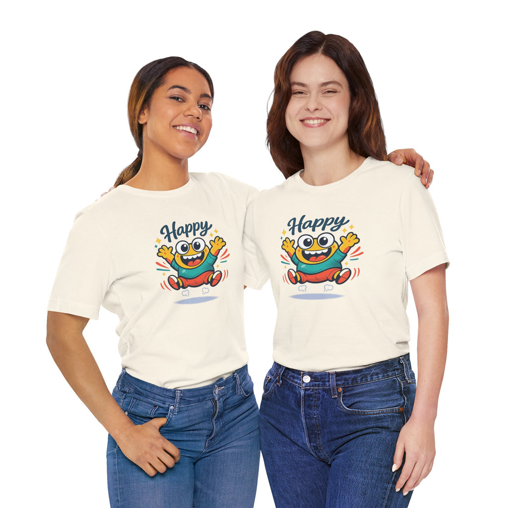 Happy Mood Blob T Shirt Cute Kawaii Graphic Tee