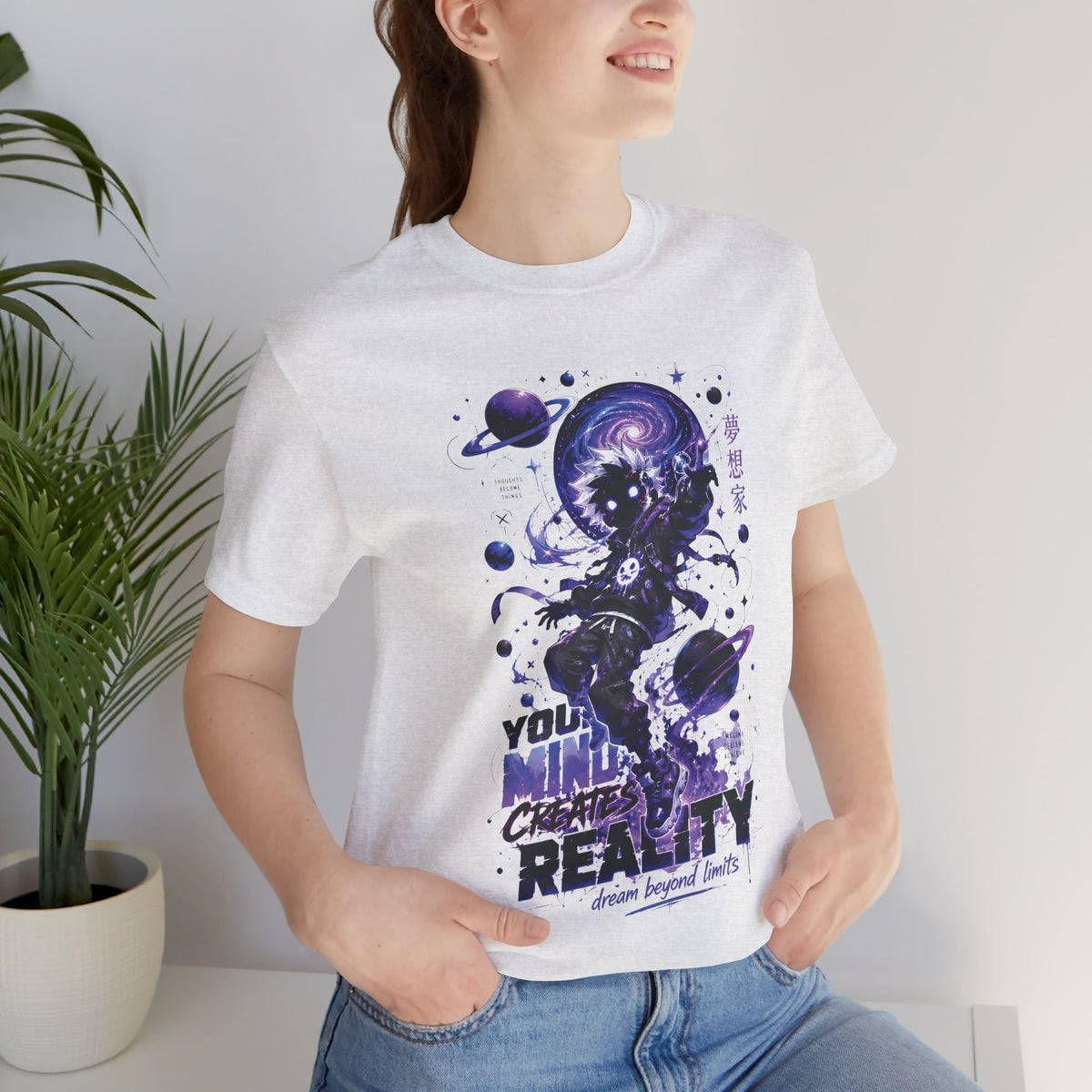 Your Mind Creates Reality Galaxy Graphic T Shirt