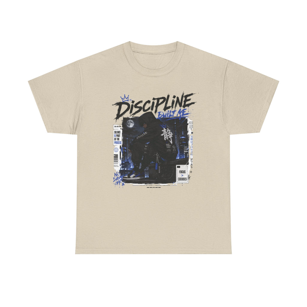Discipline Built Me Anime Streetwear T Shirt