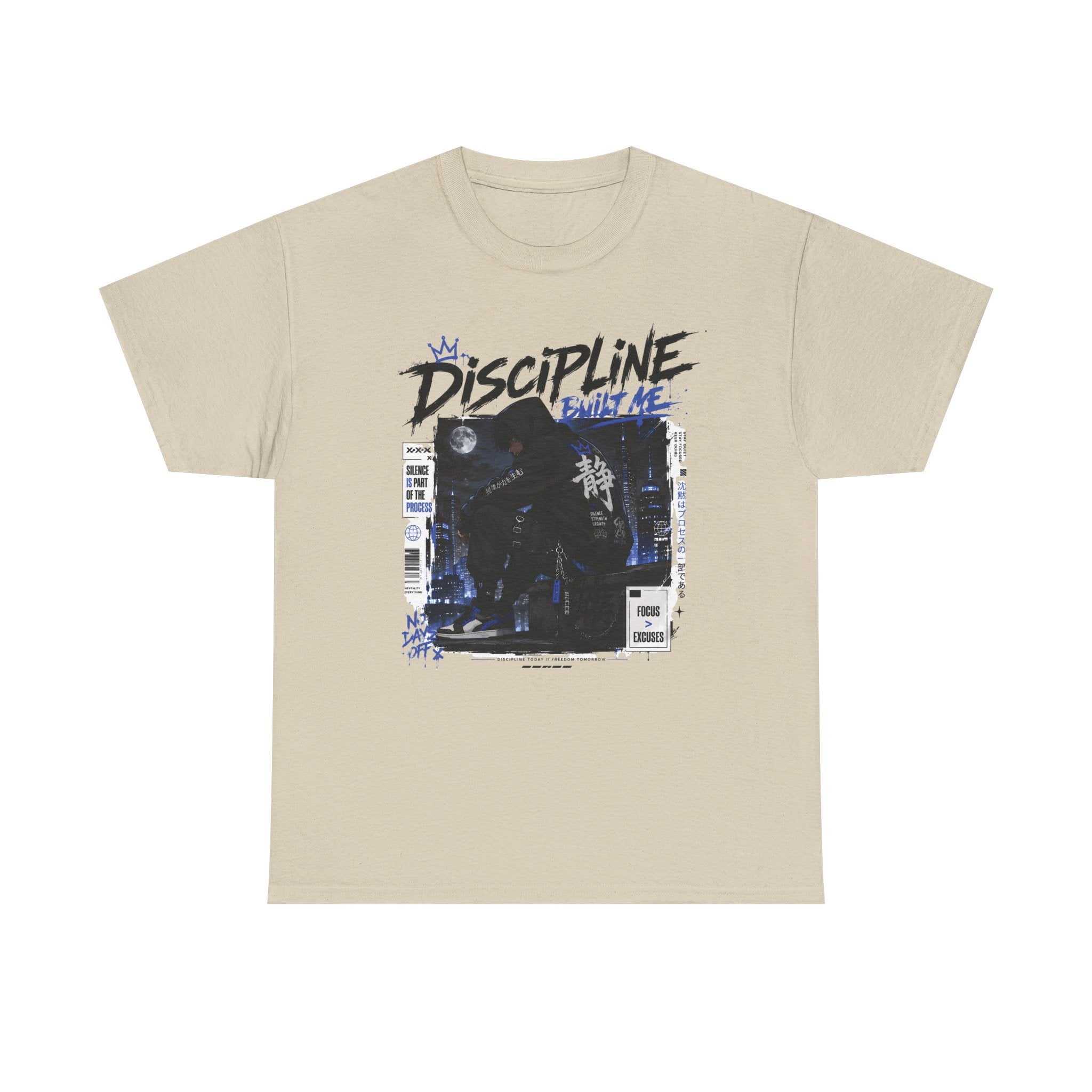 Discipline Built Me Anime Streetwear T Shirt