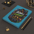 Football Is a Language Hardcover Journal — Personalized Soccer Notebook with Number 10