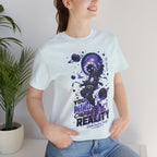 Astronaut Galaxy Tee — "Your Mind Creates Reality" Space Graphic T-Shirt