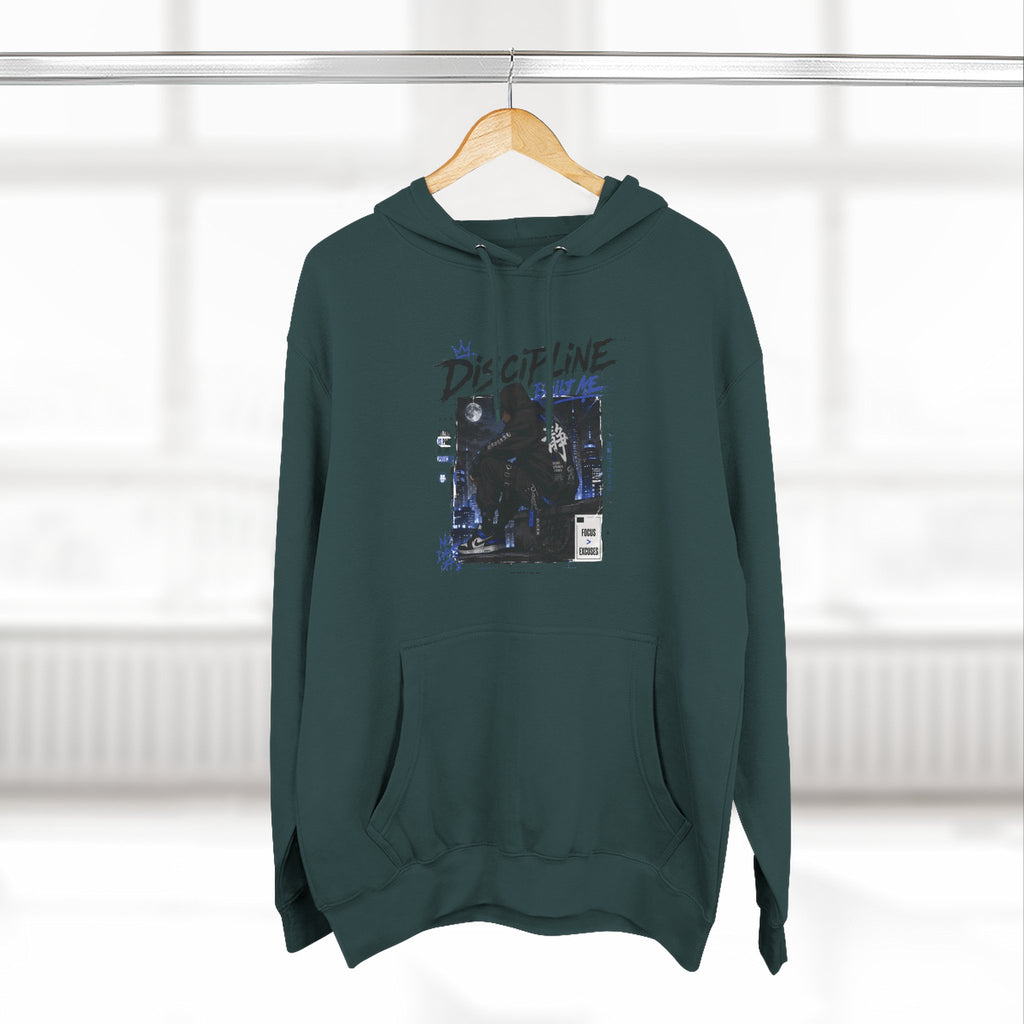 Discipline Graphic Hoodie — Vintage TV Photo Streetwear Pullover