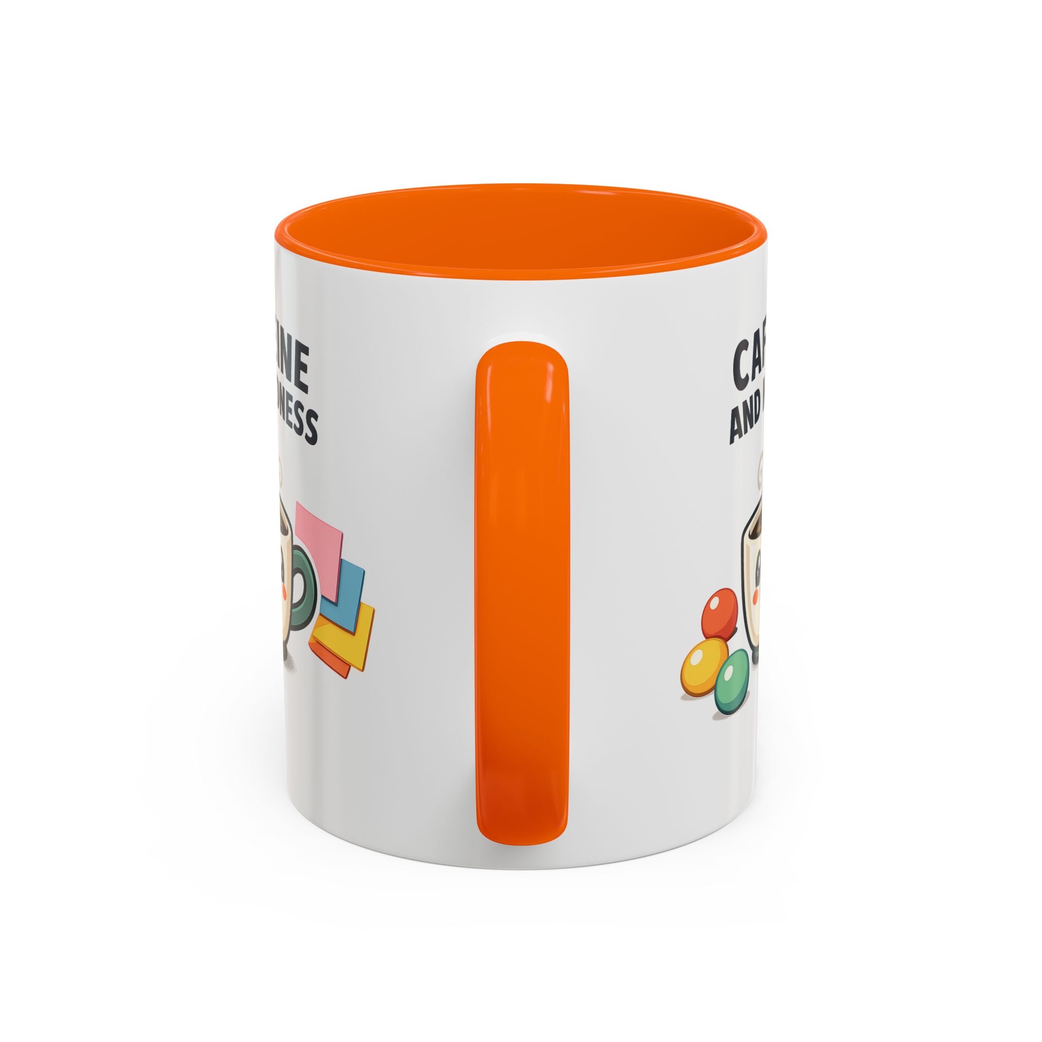 Caffeine and Kindness Coffee Mug – Ceramic Accent Mug (11oz / 15oz)