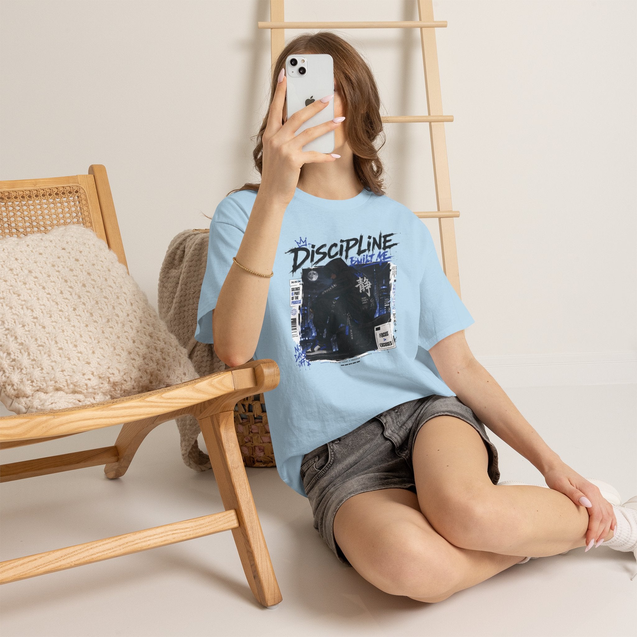 Discipline Built Me Anime Streetwear T Shirt
