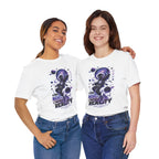Astronaut Galaxy Tee — "Your Mind Creates Reality" Space Graphic T-Shirt