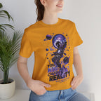 Astronaut Galaxy Tee — "Your Mind Creates Reality" Space Graphic T-Shirt