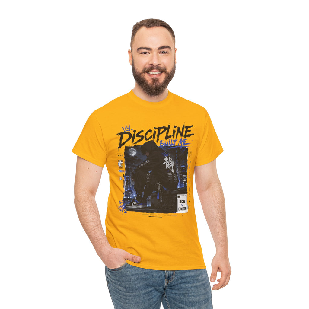 Discipline Anime Graphic Tee — Night Samurai Streetwear