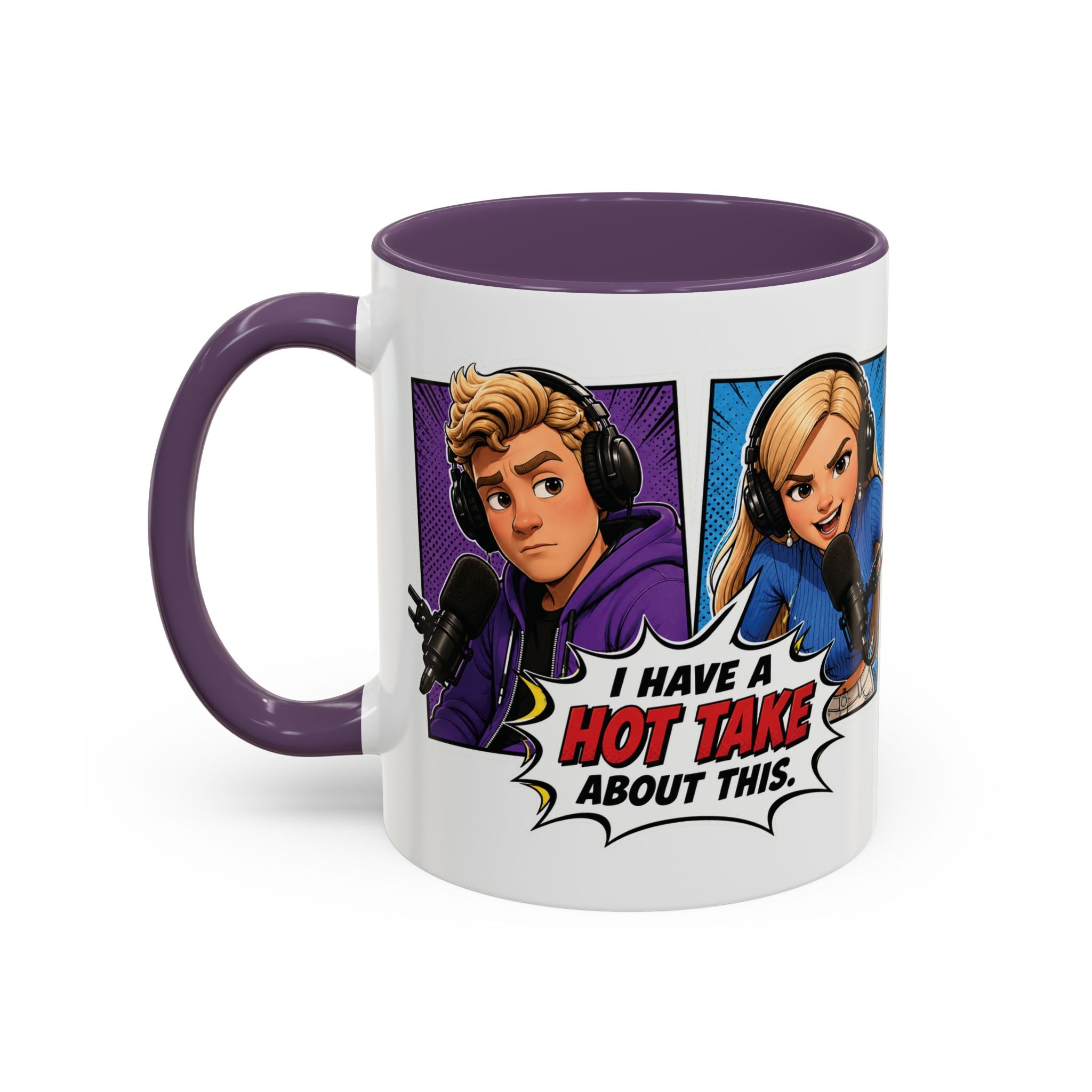 Jake And Emma Hot Take Coffee Mug — "I Have A Hot Take About This" Mug (11/15oz)