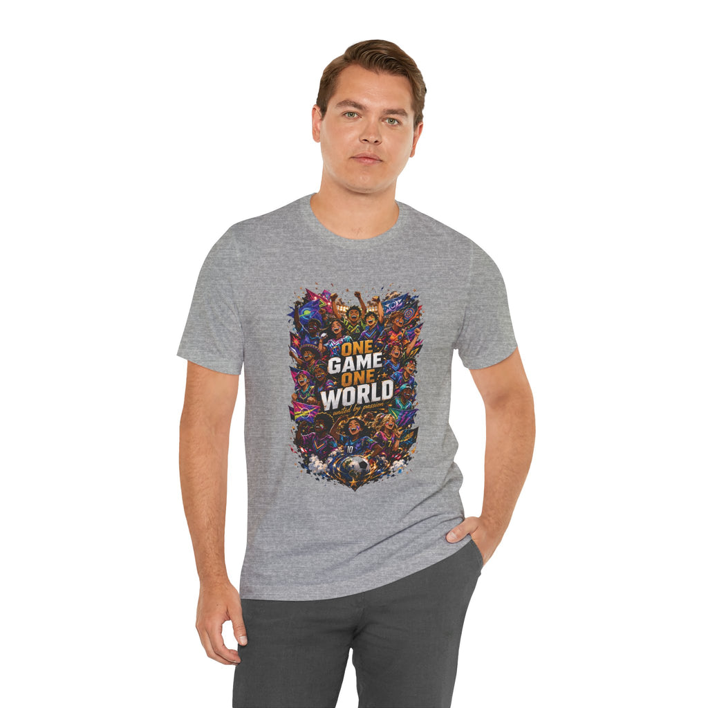 T-Shirt — 'One Game One World' Gamer Graphic Tee