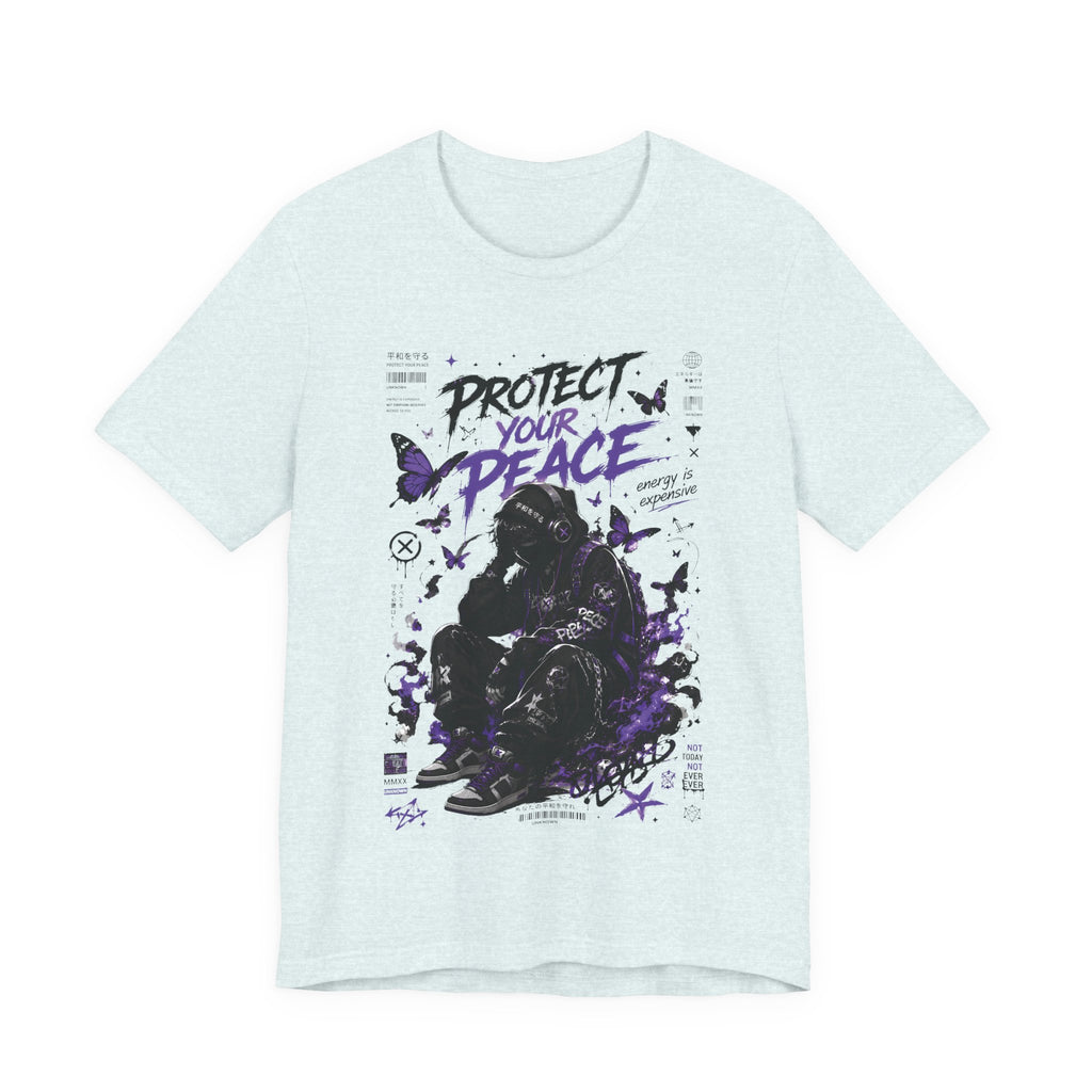 Protect Your Peace Gothic Butterfly Graphic T Shirt