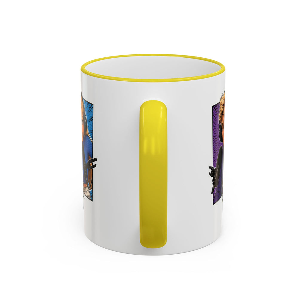 Jake And Emma Hot Take Accent Rim Mug – I Have A Hot Take About This Comic Coffee Cup (11oz/15oz)