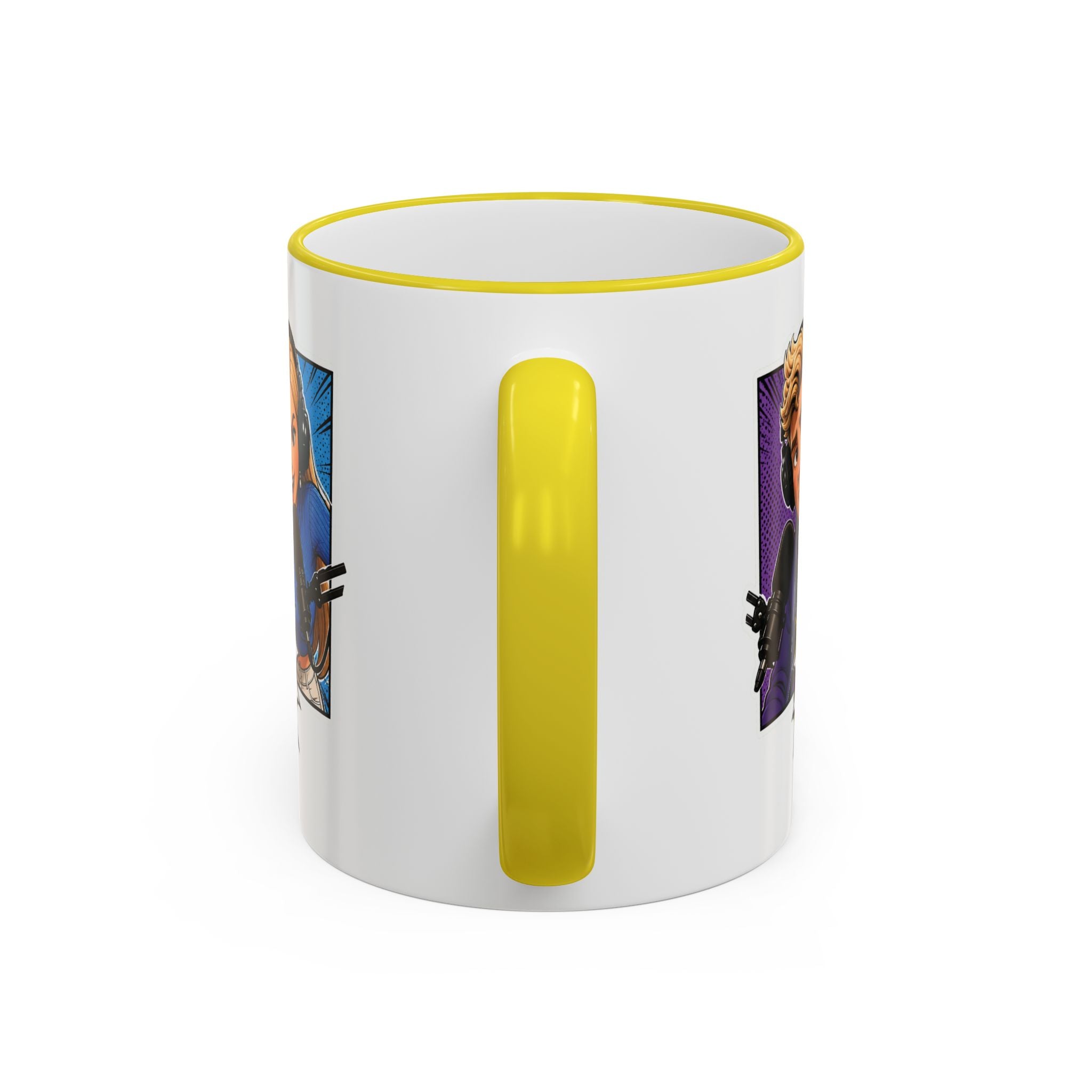 Jake And Emma Hot Take Accent Rim Mug – I Have A Hot Take About This Comic Coffee Cup (11oz/15oz)