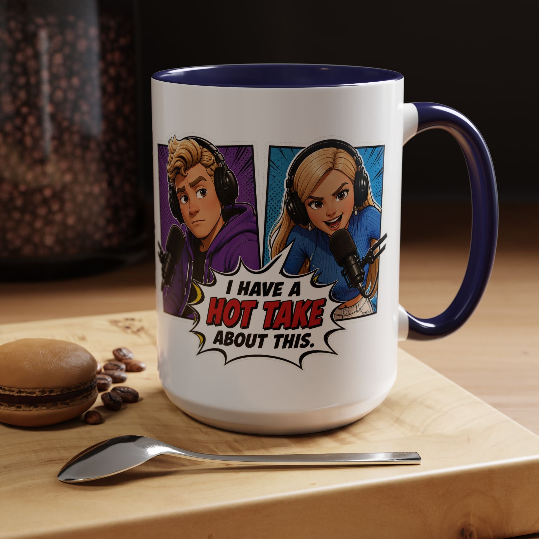 Jake And Emma Hot Take Coffee Mug — "I Have A Hot Take About This" Mug (11/15oz)
