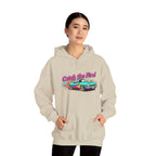 Retro Cartoon Dragster Hoodie – Vintage Racing Flame Graphic Pullover