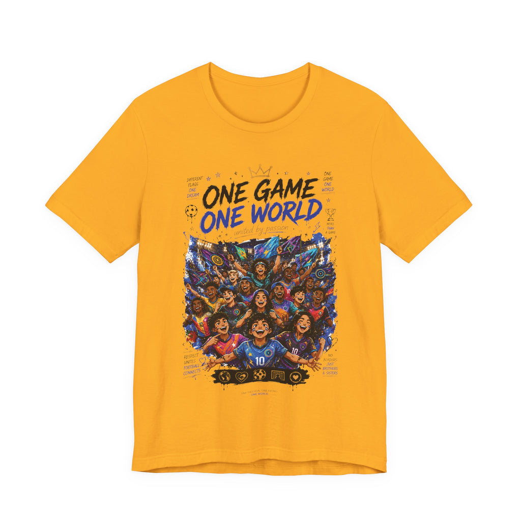 One Game One World Soccer T Shirt