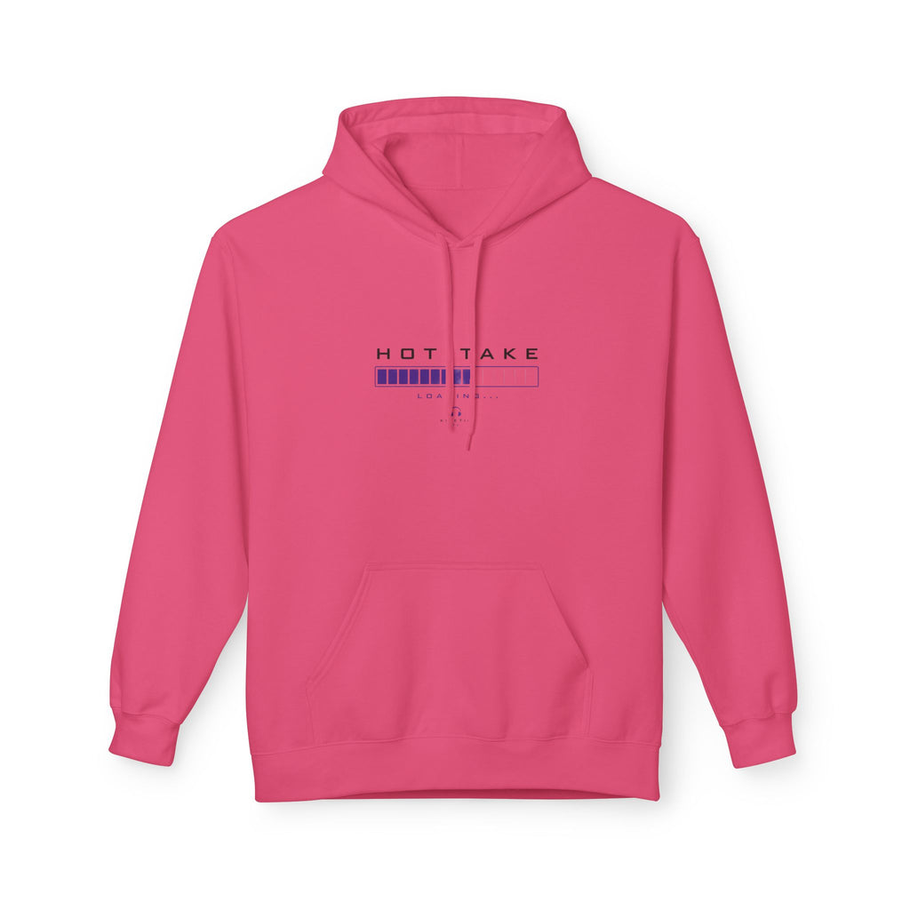 HOT TAKE Loading Hoodie — Minimalist Graphic Pullover