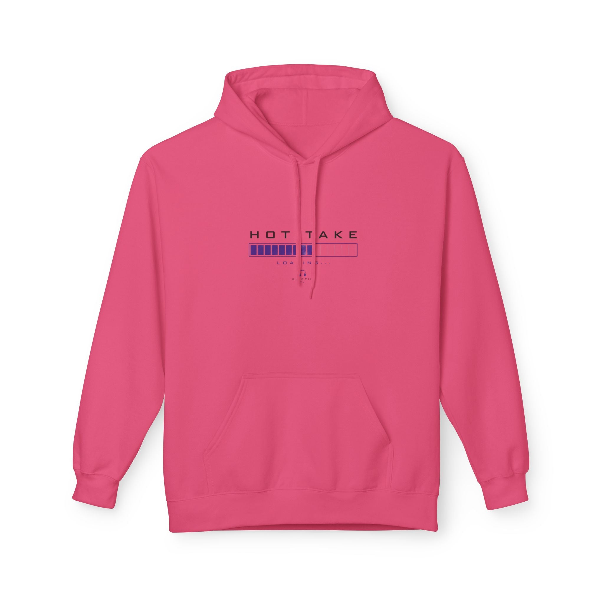 HOT TAKE Loading Hoodie — Minimalist Graphic Pullover