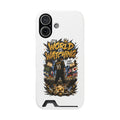 Phone Case — “The World Is Watching” Soccer Card-Holder Case