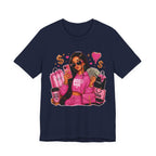 Boss Babe Pink Fashion Tee — Women’s Glam Money & Shopping Graphic Shirt