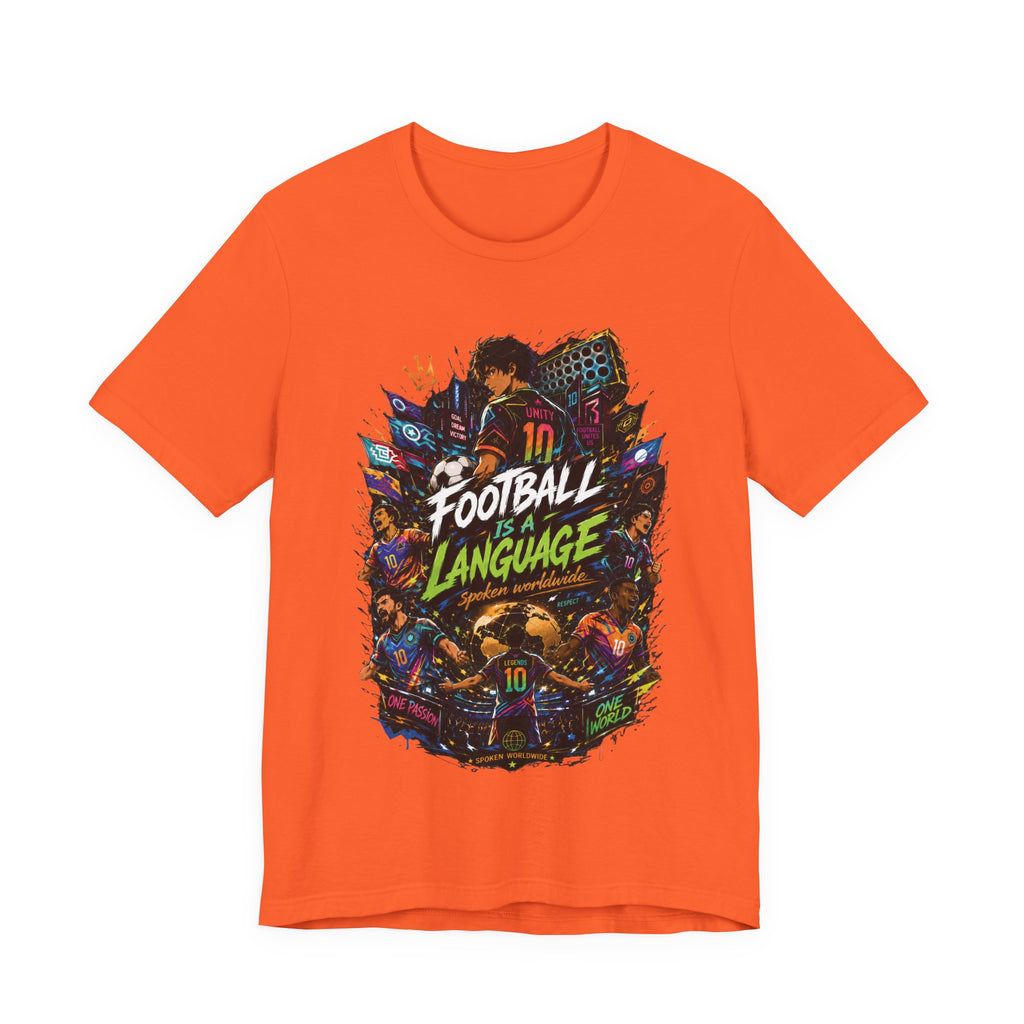 Football Is a Language Graphic T Shirt