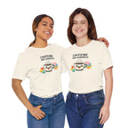 Caffeine and Kindness T-Shirt - Casual Coffee Graphic Tee