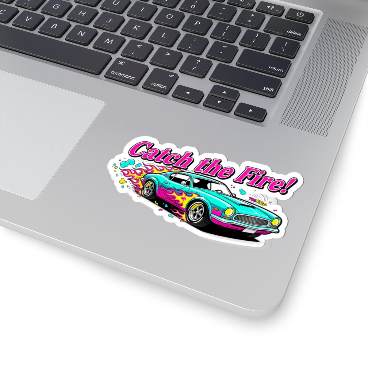 Retro Racing Car Sticker – Vintage Dragster Decal