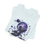 Astronaut Galaxy Tee — "Your Mind Creates Reality" Space Graphic T-Shirt