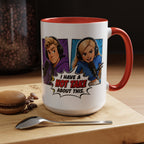 Jake And Emma Hot Take Coffee Mug — "I Have A Hot Take About This" Mug (11/15oz)