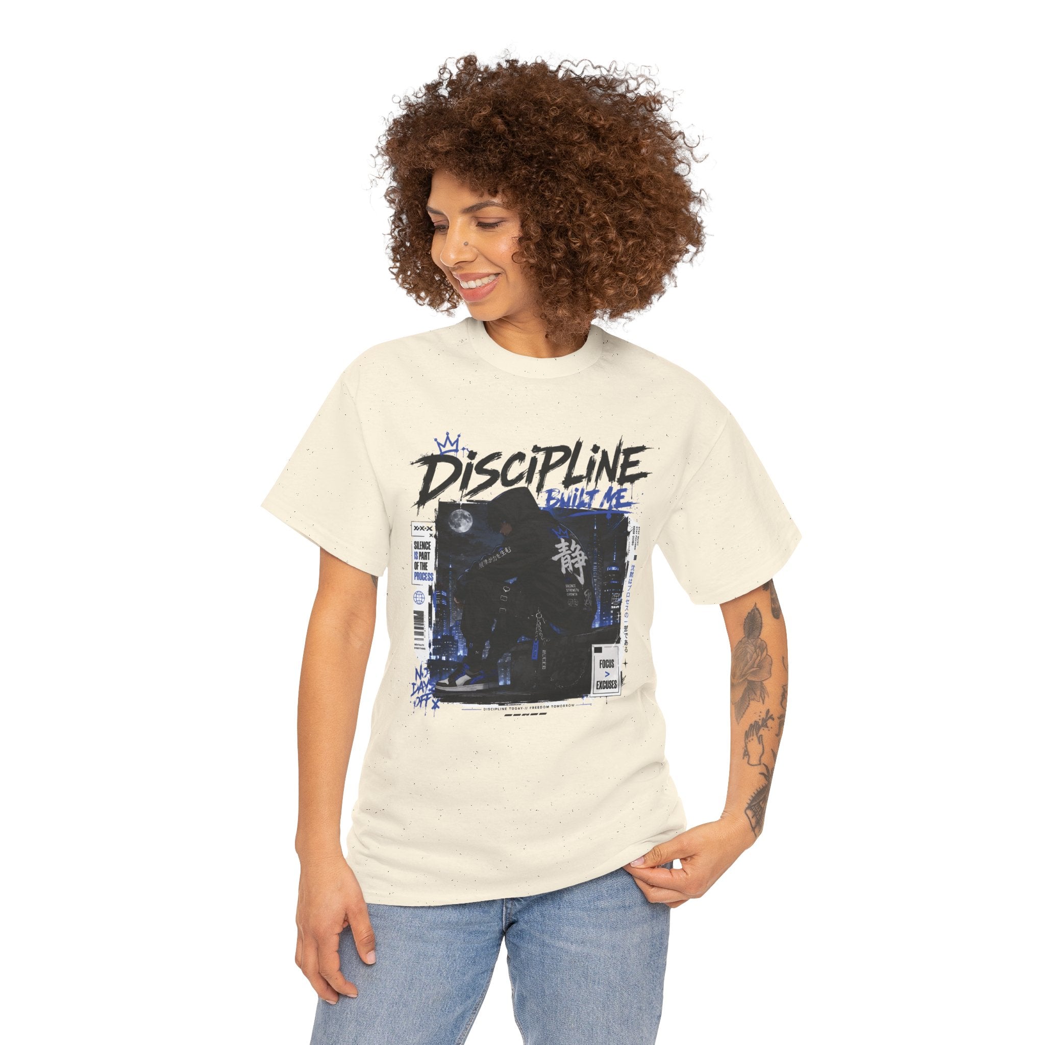 Discipline Built Me Anime Streetwear T Shirt