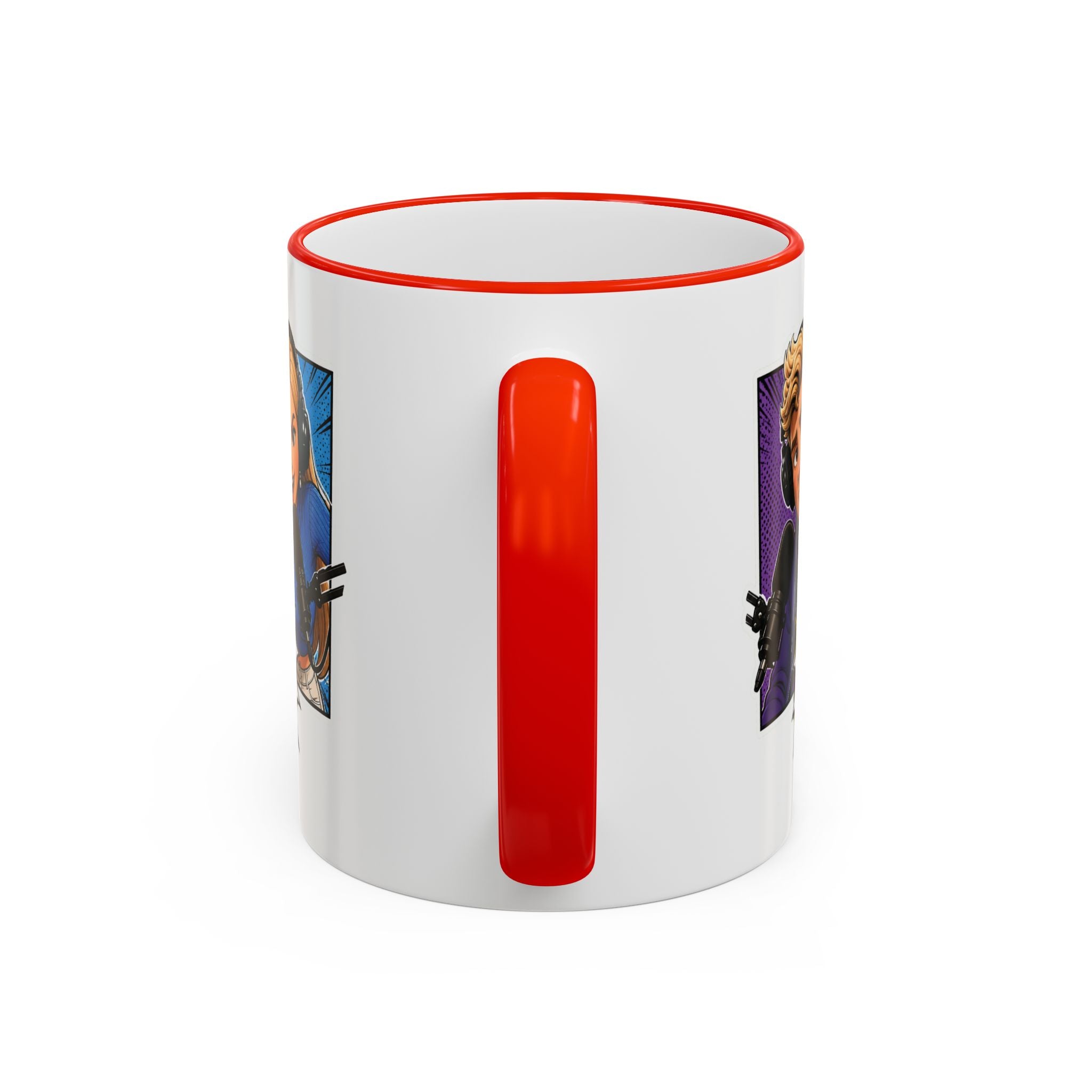 Jake And Emma Hot Take Accent Rim Mug – I Have A Hot Take About This Comic Coffee Cup (11oz/15oz)