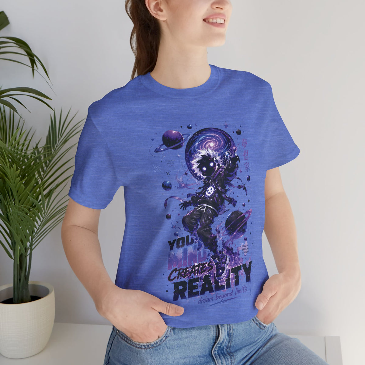 Your Mind Creates Reality Galaxy Graphic T Shirt