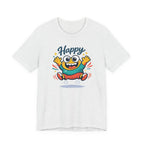 Happy Mood Blob Tee | kawaii minimal, thick outline emoji cartoon