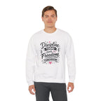 Crewneck Sweatshirt — "Discipline Today Leads to Freedom Tomorrow" Motivational Graphic