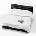 Happy Mood Face Velveteen Blanket - Cute Cartoon Throw