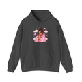 Cute Pink Heart Girl Hoodie — Cozy Graphic Sweatshirt