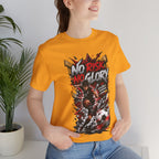 No Risk No Glory Soccer Graphic T Shirt
