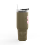 Cozy Pink Hoodie Girl 40oz Insulated Travel Mug