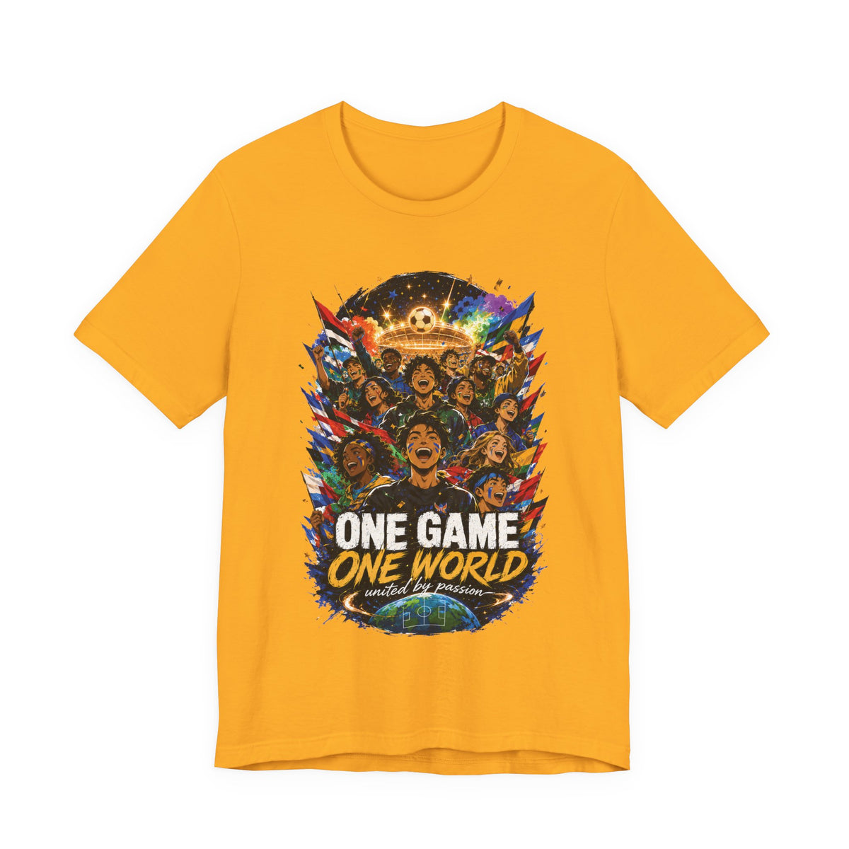 One Game One World Soccer Graphic T Shirt