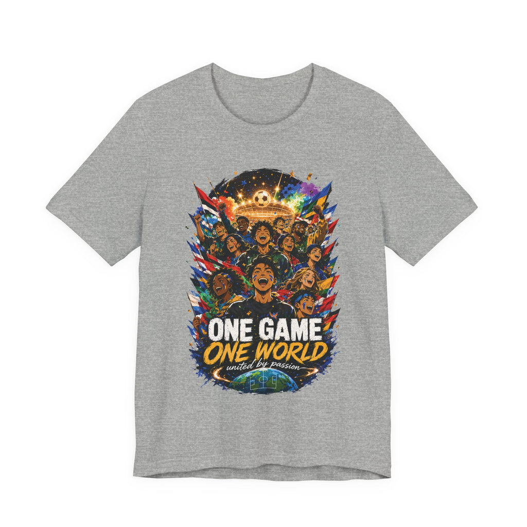 One Game One World Soccer Graphic T Shirt