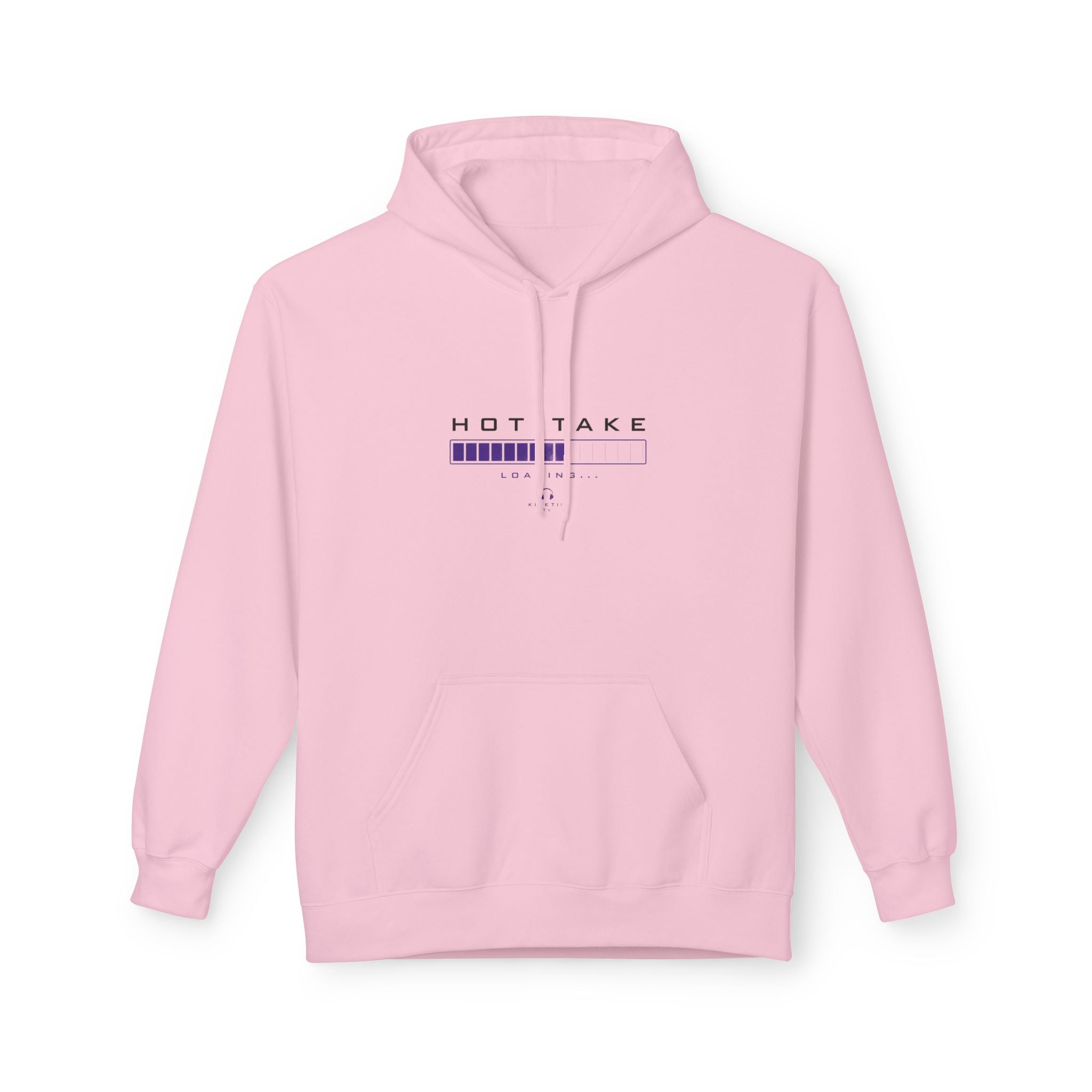 HOT TAKE Loading Hoodie — Minimalist Graphic Pullover