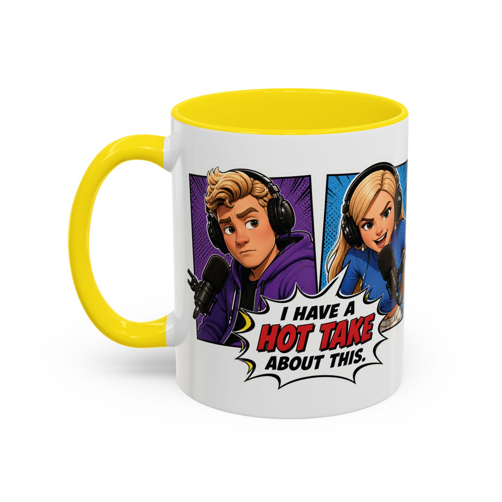 Jake And Emma Hot Take Coffee Mug — "I Have A Hot Take About This" Mug (11/15oz)