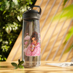 Cozy Pink Hoodie Girl CamelBak Eddy Water Bottle 20oz 25oz