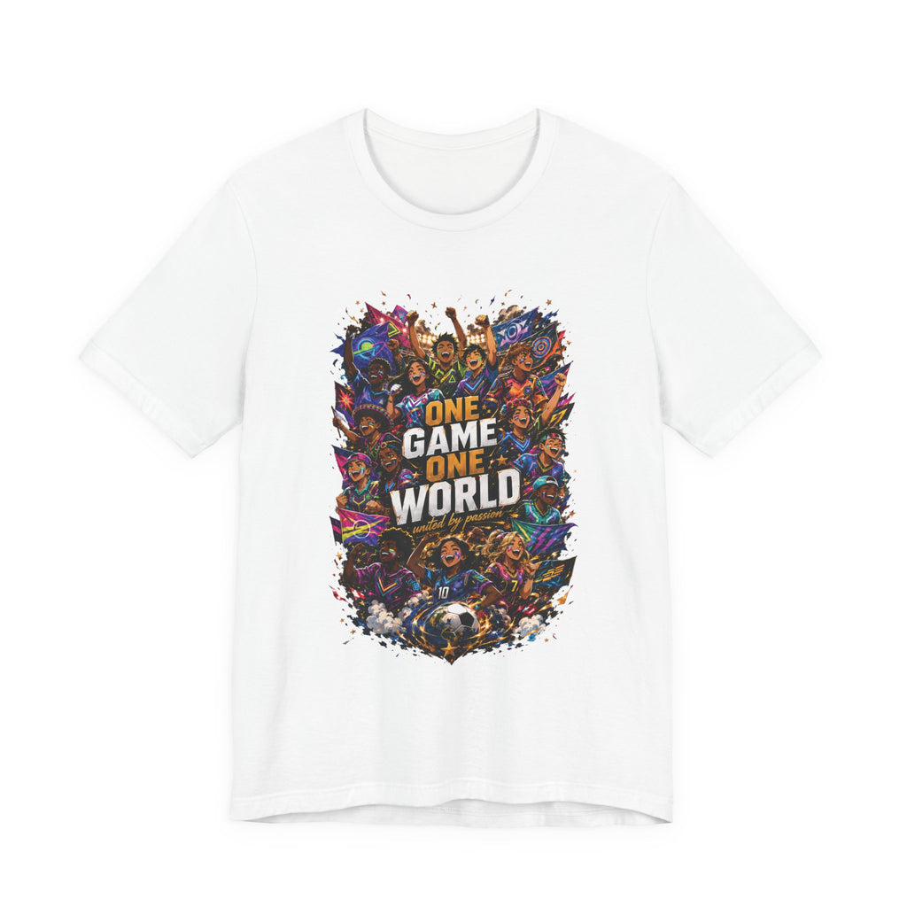 T-Shirt — 'One Game One World' Gamer Graphic Tee