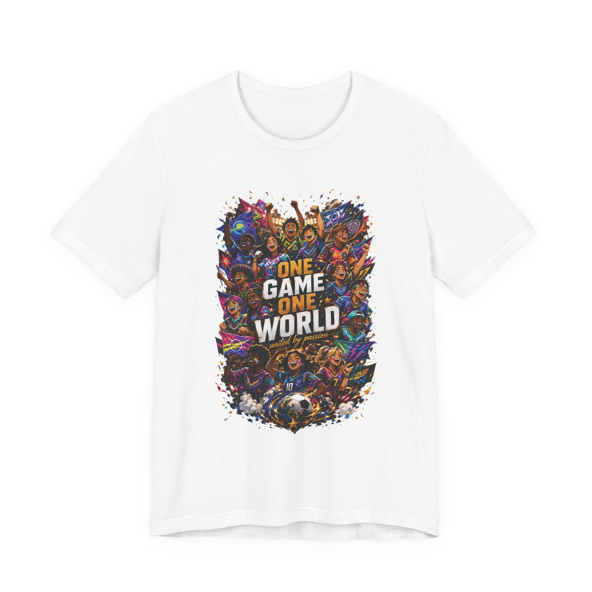 T-Shirt — 'One Game One World' Gamer Graphic Tee