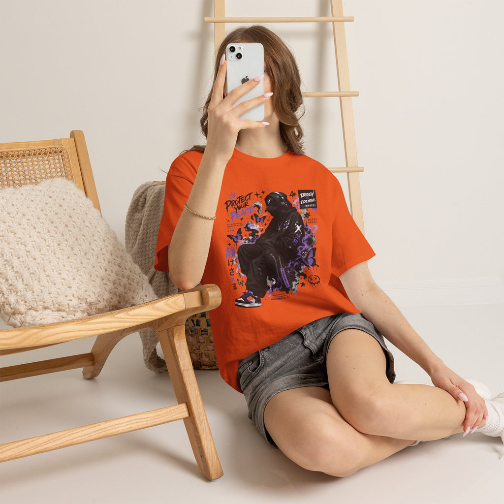 Peacekeeper Anime Graphic T Shirt Purple Streetwear Design