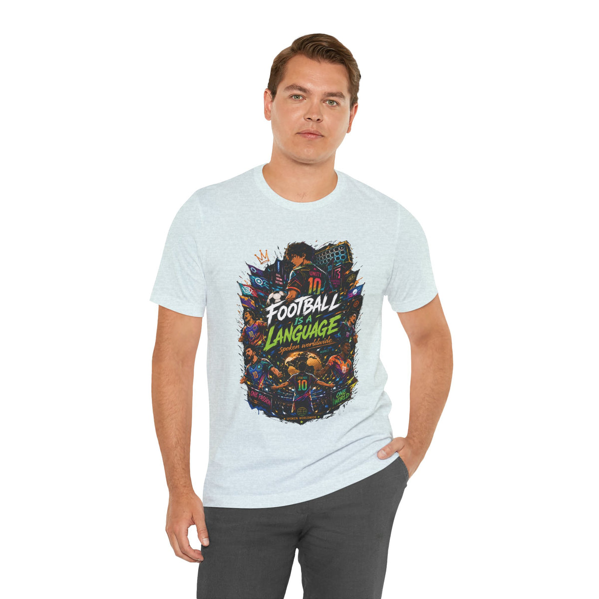 Football Is a Language Graphic T Shirt