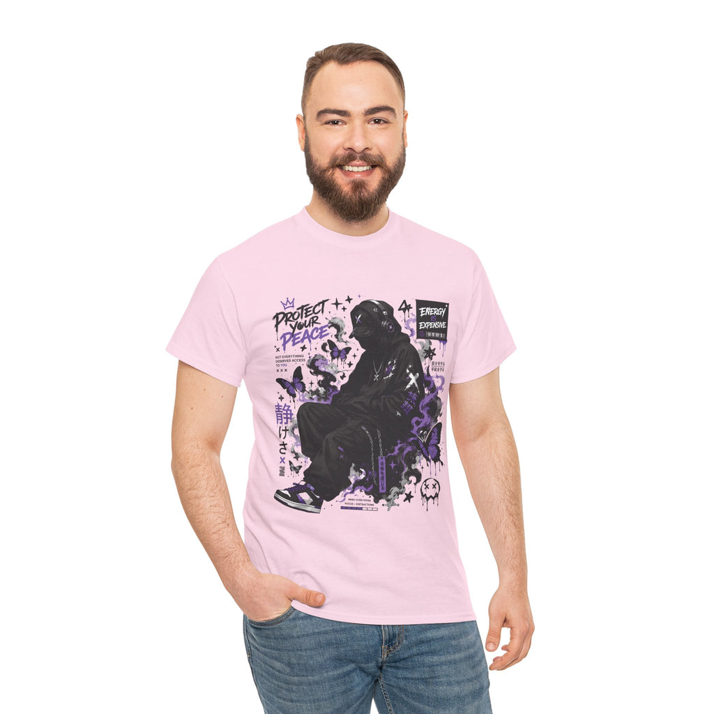 Peacekeeper Anime Graphic T Shirt Purple Streetwear Design